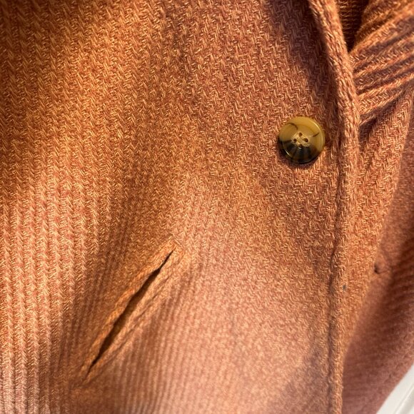 Christian Siriano New York Pink Wool Overcoat Small Peacoat - Picture 5 of 5